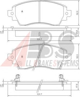 Brake Pad Set, disc brake 37269