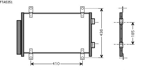 Condensator, airconditioning FTA5351