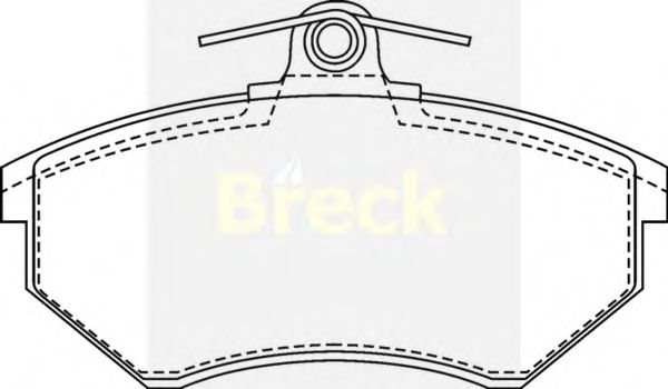 Brake Pad Set, disc brake 20168 00 701 00