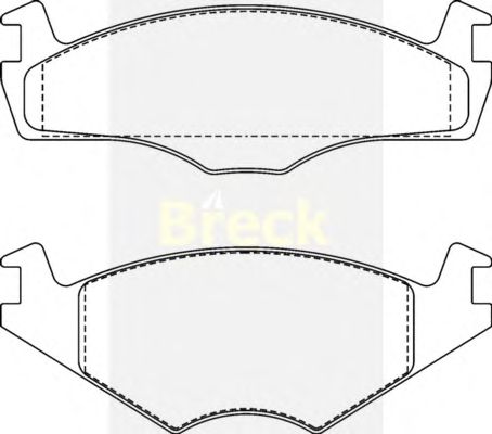 Brake Pad Set, disc brake 20887 00 702 00