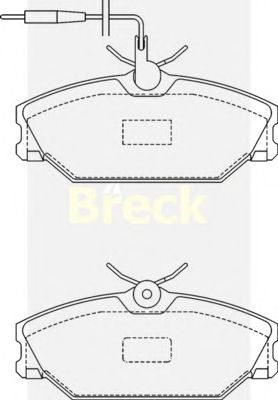 Brake Pad Set, disc brake 21388 00 702 10