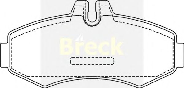 Brake Pad Set, disc brake 23022 00 703 20
