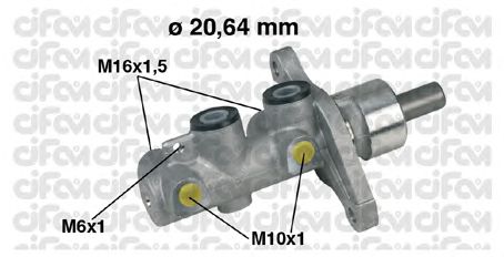 Master Cylinder, brakes 202-346