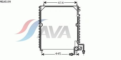 Condensator, airconditioning MEA5199