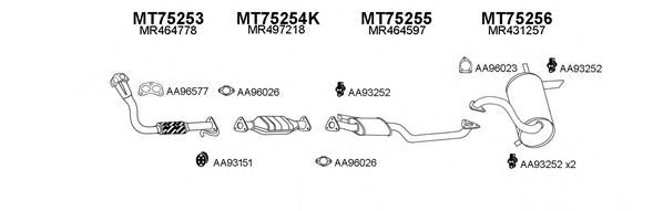 Exhaust System 750014