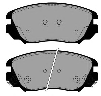 Brake Pad Set, disc brake PA1777
