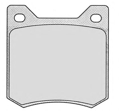 Brake Pad Set, disc brake 076.0