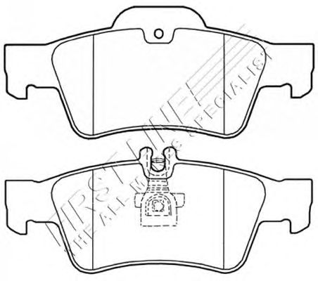 Brake Pad Set, disc brake FBP3430