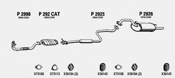 Exhaust System HY008