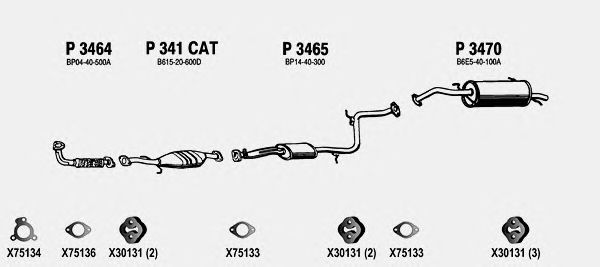 Exhaust System MA302