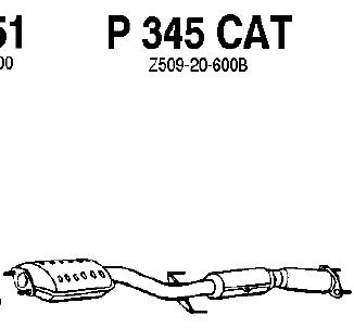 Catalytic Converter P345CAT