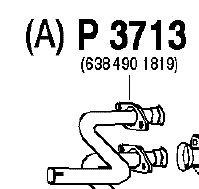 Exhaust Pipe P3713