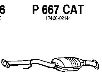 Catalytic Converter P667CAT