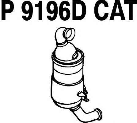 Catalytic Converter P9196DCAT