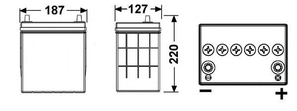 Starterbatterie; Starterbatterie _EB356A