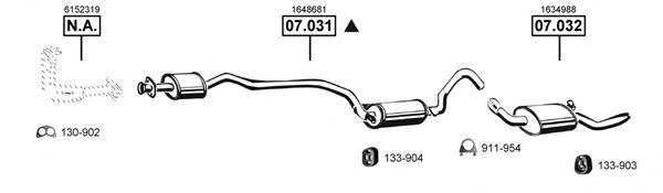 Exhaust System FO070315