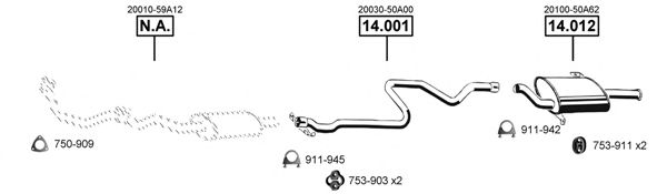 Exhaust System NI142010