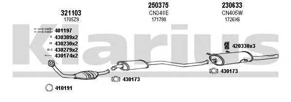 Exhaust System 180442E