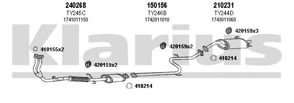 Exhaust System 900136E