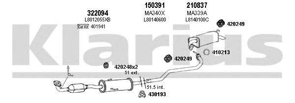 Exhaust System 570250E