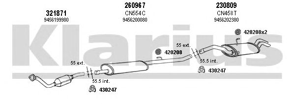 Exhaust System 330880E
