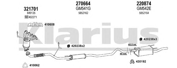 Exhaust System 391199E