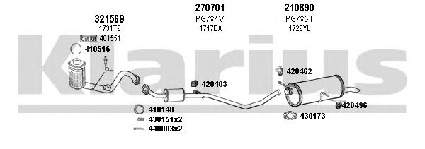 Exhaust System 631057E