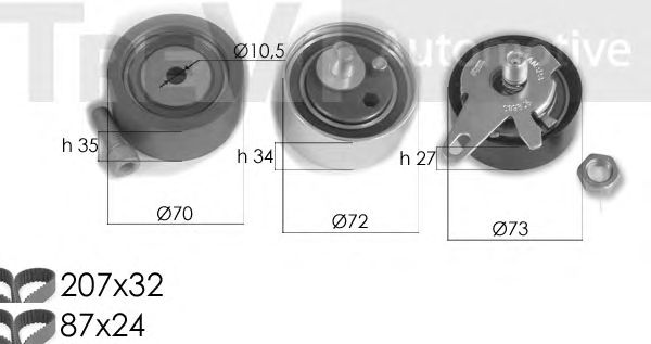 Timing Belt Kit SK3272D