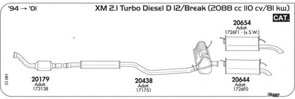 Exhaust System CI081