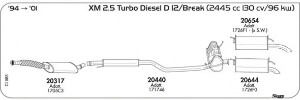 Exhaust System CI083