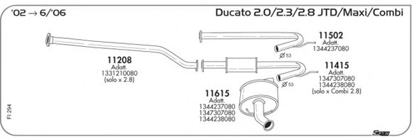 Exhaust System FI294