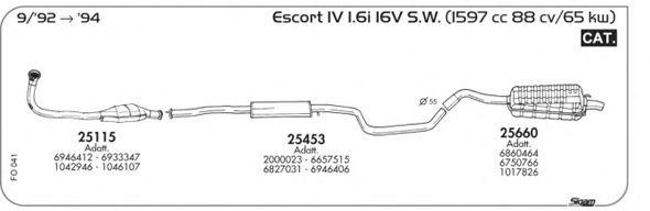 Exhaust System FO041