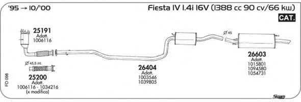 Exhaust System FO098