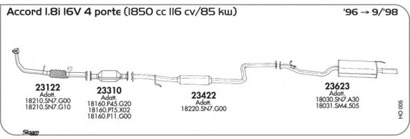 Exhaust System HO005