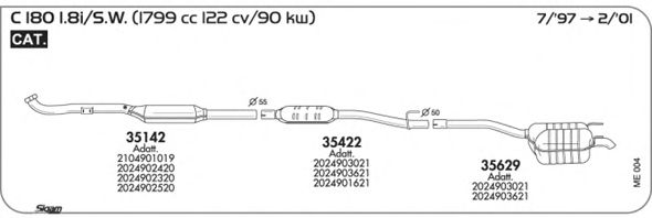Exhaust System ME004