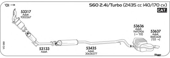 Exhaust System VO069