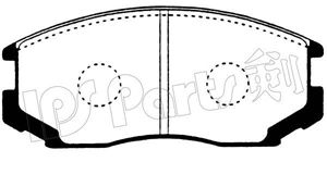 Brake Pad Set, disc brake IBD-1532