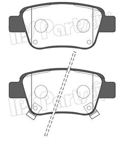 Brake Pad Set, disc brake IBR-1292