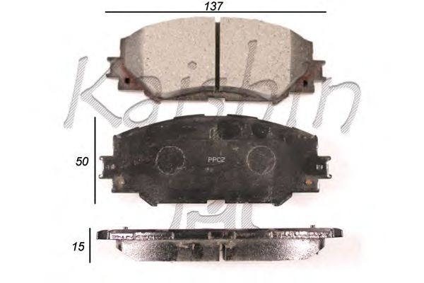 Brake Pad Set, disc brake D2274