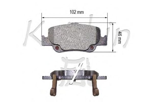 Brake Pad Set, disc brake FK2299