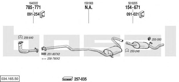 Exhaust System 034.165.50