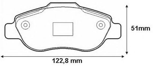 Brake Pad Set, disc brake 573168B