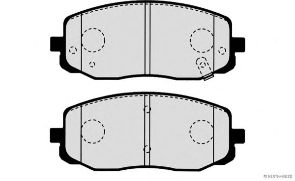 Brake Pad Set, disc brake J3600506