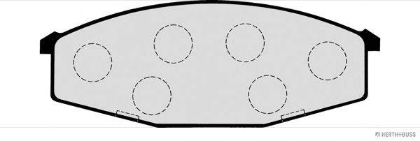 Brake Pad Set, disc brake J3601034