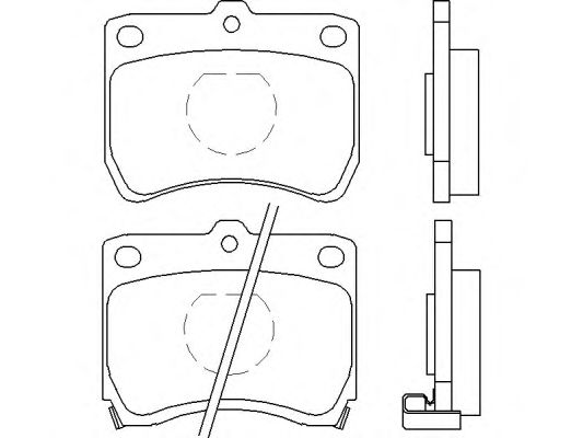 Brake Pad Set, disc brake P 49 013