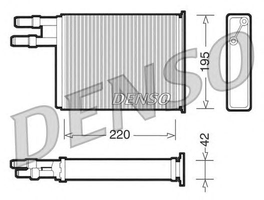Heat Exchanger, interior heating DRR09031
