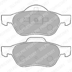 Brake Pad Set, disc brake LP1714