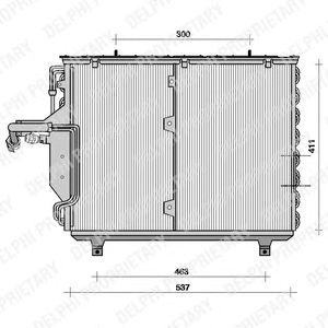 Condensator, airconditioning TSP0225041