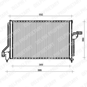 Condensator, airconditioning TSP0225047
