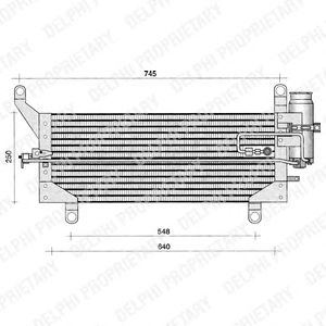 Condensator, airconditioning TSP0225189